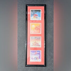 Disney Framed Art Vintage Winnie the Pooh: The Four Seasons